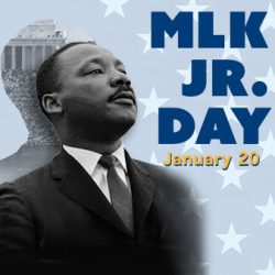 January 20th, Martin Luther King Jr. Day – City Hall Closed