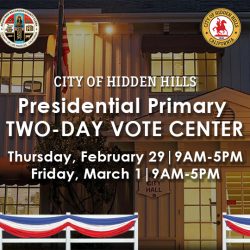 City Hosting a Two-Day Vote Center for the Upcoming Primary Election